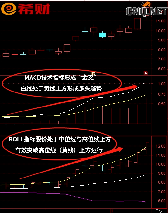 中线技术指标组合MACD+BOLL（布林线）怎么实战参考