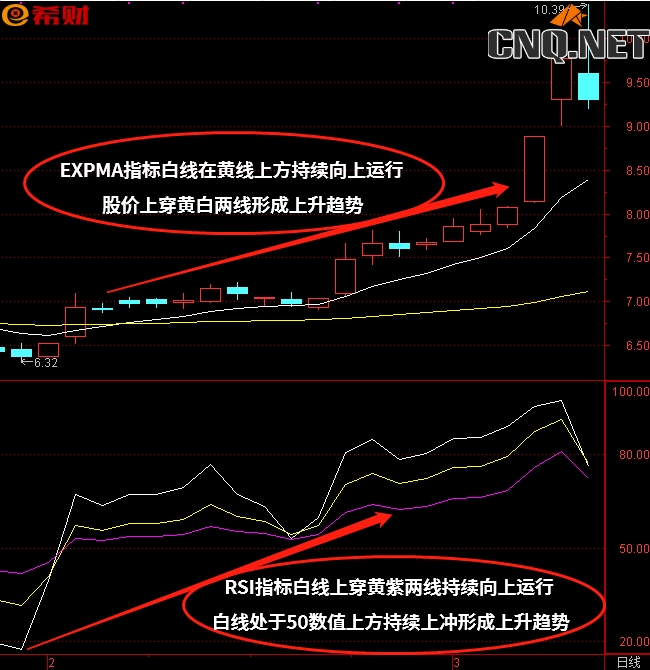 RSI+EXPMA技术指标组合买卖法