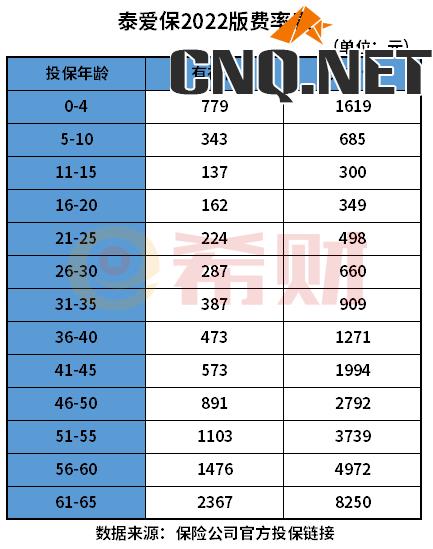 泰爱保2022版多少钱一年？保障续保吗？