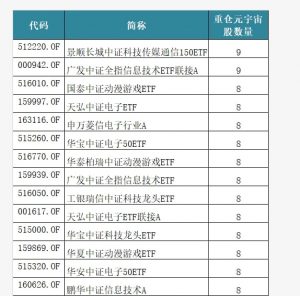 重仓元宇宙的基金有哪些 元宇宙基金盘点 (https://www.cnq.net/) 基金基础教程 第1张