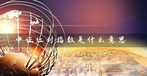 中证红利指数是什么意思 (https://www.cnq.net/) 基金基础教程 第1张