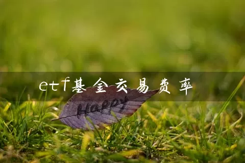 etf基金交易费率 基金基础教程 第1张-学习理财网 etf基金交易费率 (https://www.cnq.net/) 基金基础教程 第1张