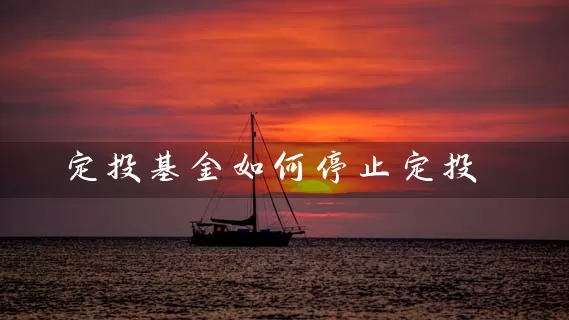 定投基金如何停止定投 (https://www.cnq.net/) 基金基础教程 第1张
