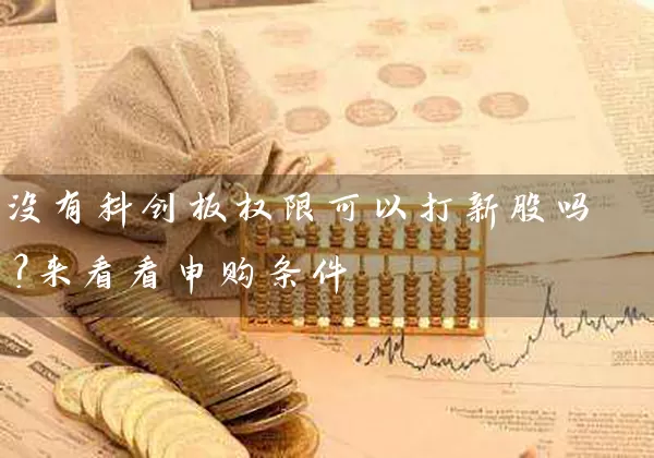 没有科创板权限可以打新股吗？来看看申购条件 (https://www.cnq.net/) 股票基础教程 第1张