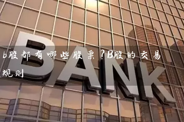 b股都有哪些股票？B股的交易规则 (https://www.cnq.net/) 股票基础教程 第1张