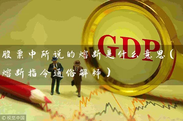 股票中所说的熔断是什么意思(熔断指令通俗解释) 股票基础教程 第1张-学习理财网 股票中所说的熔断是什么意思(熔断指令通俗解释) (https://www.cnq.net/) 股票基础教程 第1张