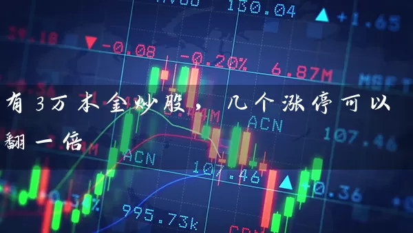 有3万本金炒股，几个涨停可以翻一倍 (https://www.cnq.net/) 股票基础教程 第1张