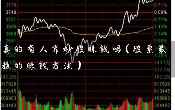 真的有人靠炒股赚钱吗（股票最稳的赚钱方法） (https://www.cnq.net/) 股票基础教程 第1张