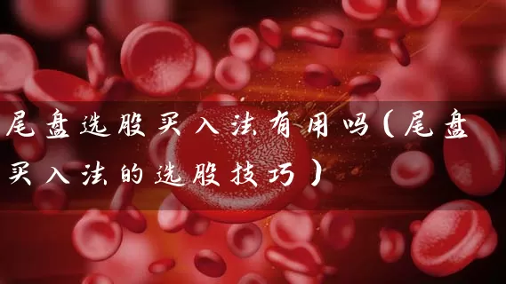尾盘选股买入法有用吗（尾盘买入法的选股技巧） (https://www.cnq.net/) 股票基础教程 第1张