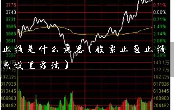 止损是什么意思（股票止盈止损点设置方法） (https://www.cnq.net/) 股票基础教程 第1张