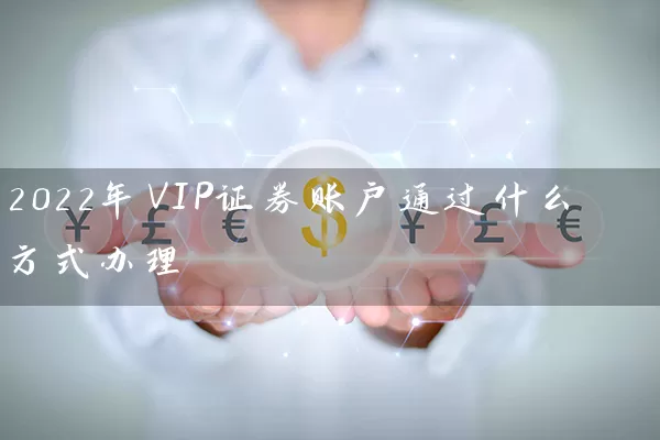 2022年VIP证券账户通过什么方式办理 (https://www.cnq.net/) 股票基础教程 第1张