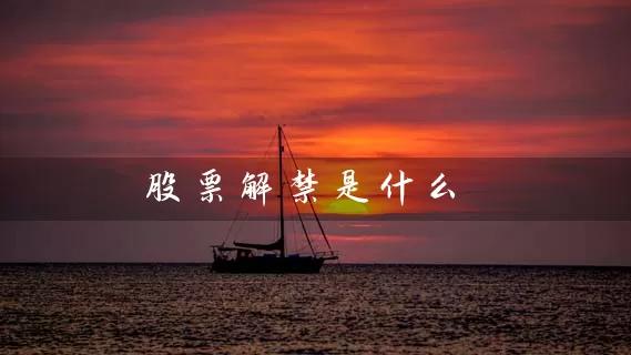 股票解禁是什么 (https://www.cnq.net/) 股票基础教程 第1张