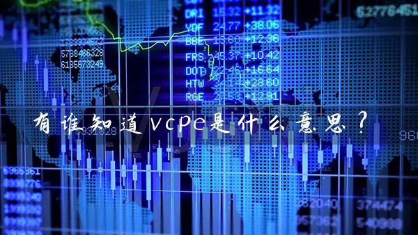 有谁知道vcpe是什么意思？ (https://www.cnq.net/) 股票基础教程 第1张