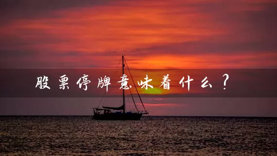 股票停牌意味着什么? 股票基础教程 第1张-学习理财网 股票停牌意味着什么? (https://www.cnq.net/) 股票基础教程 第1张