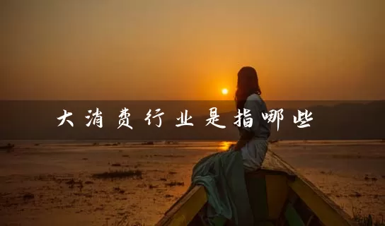 大消费行业是指哪些 (https://www.cnq.net/) 股票基础教程 第1张