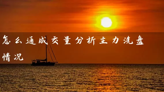 怎么通成交量分析主力洗盘情况 股票基础教程 第1张-学习理财网 怎么通成交量分析主力洗盘情况 (https://www.cnq.net/) 股票基础教程 第1张