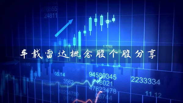 车载雷达概念股个股分享 (https://www.cnq.net/) 股票基础教程 第1张