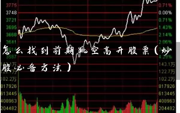 怎么找到前期跳空高开股票（炒股必备方法） (https://www.cnq.net/) 股票基础教程 第1张