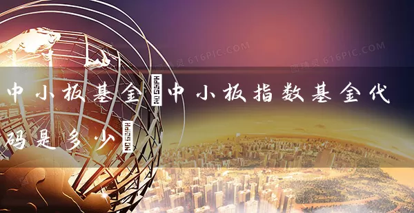 中小板基金(中小板指数基金代码是多少) (https://www.cnq.net/) 基金基础教程 第1张