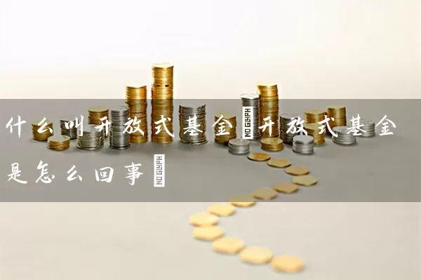 什么叫开放式基金(开放式基金是怎么回事) (https://www.cnq.net/) 基金基础教程 第1张