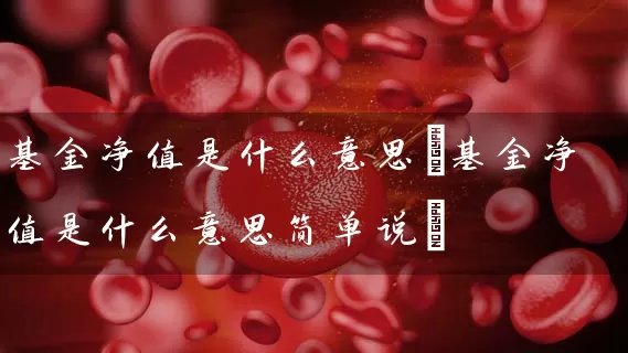 基金净值是什么意思(基金净值是什么意思简单说) 基金基础教程 第1张-学习理财网 基金净值是什么意思(基金净值是什么意思简单说) (https://www.cnq.net/) 基金基础教程 第1张