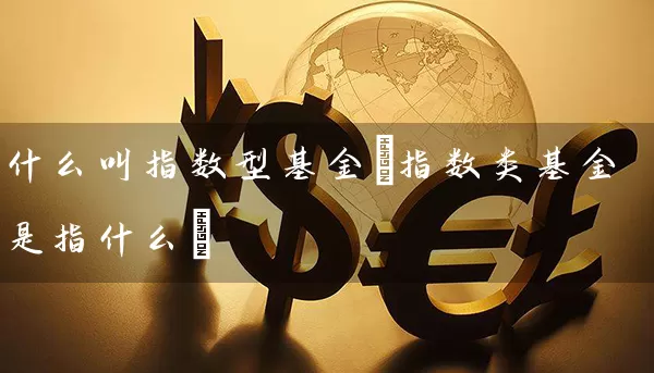 什么叫指数型基金(指数类基金是指什么) (https://www.cnq.net/) 基金基础教程 第1张