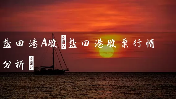 盐田港A股(盐田港股票行情分析) (https://www.cnq.net/) 股票基础教程 第1张