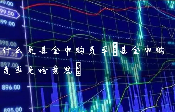 什么是基金申购费率(基金申购费率是啥意思) (https://www.cnq.net/) 基金基础教程 第1张