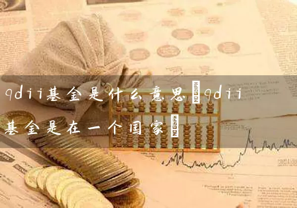 qdii基金是什么意思(qdii基金是在一个国家) (https://www.cnq.net/) 基金基础教程 第1张