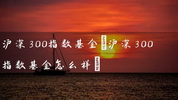 沪深300指数基金(沪深300指数基金怎么样) (https://www.cnq.net/) 基金基础教程 第1张