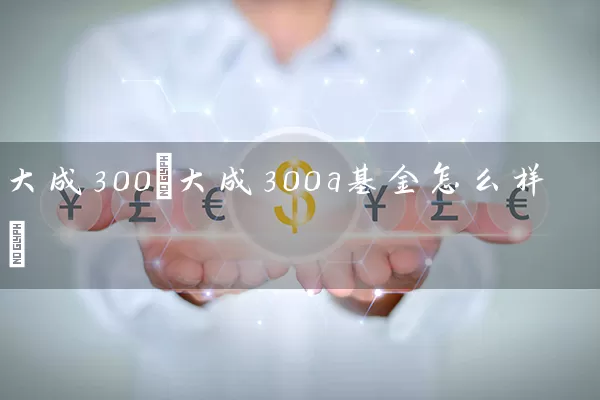 大成300(大成300a基金怎么样) (https://www.cnq.net/) 基金基础教程 第1张