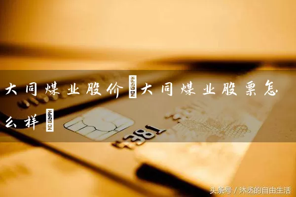 大同煤业股价(大同煤业股票怎么样) (https://www.cnq.net/) 股票基础教程 第1张