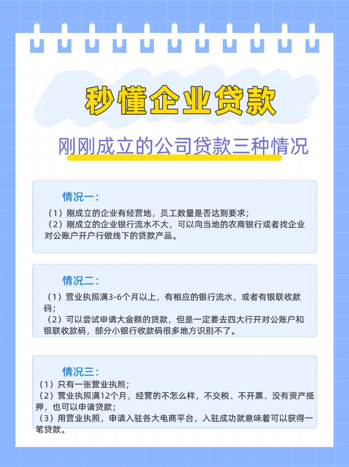 刚刚成立的公司可以贷款吗？新企业的贷款申请全攻略