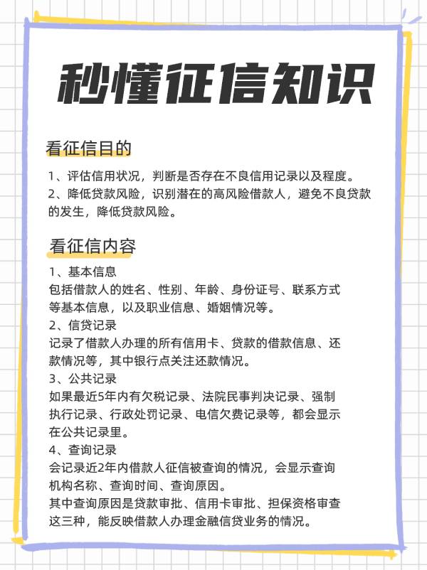 银行借5万要看征信吗？这些征信知识要了解