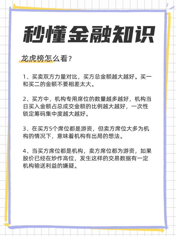 什么是龙虎榜，龙虎榜怎么看？